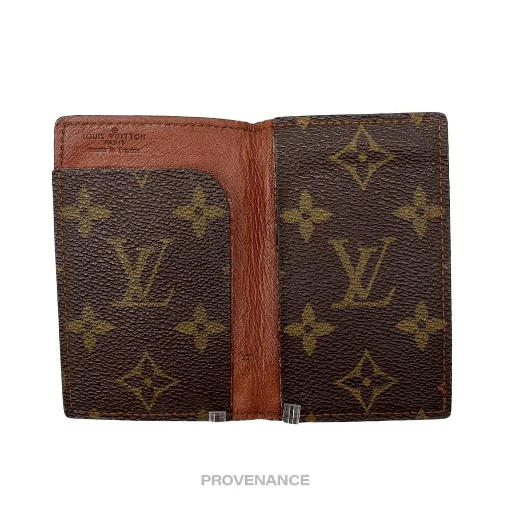🔴 Louis Vuitton Pocket Organizer Card Wallet  - Monogram Small 